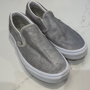 Vans silver women’s size 6.5